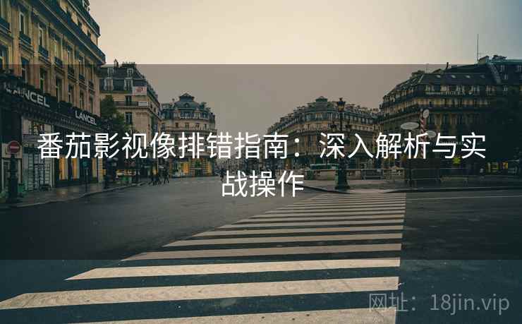 番茄影视像排错指南：深入解析与实战操作