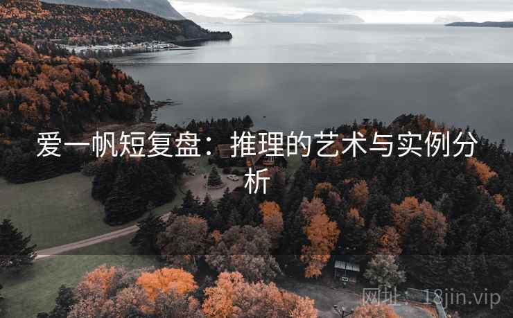爱一帆短复盘：推理的艺术与实例分析